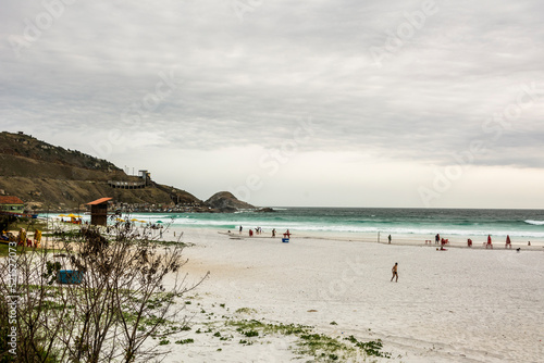View of the Praia Grande beach at Arraial do Cabo town, State of Rio de Janeiro, Brazil. Taken with Nikon D7100 18-200 lens, at 24mm, 1/200 f 11.0 ISO 100.