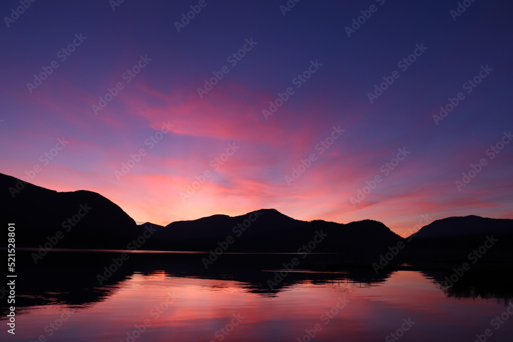 Pastel Reflections on the Lake