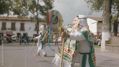 Danza regional de los viejitos. Traditional dance Los viejitos. photo