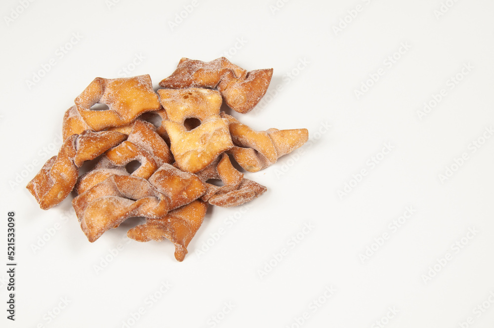 delicious grostoli on the table