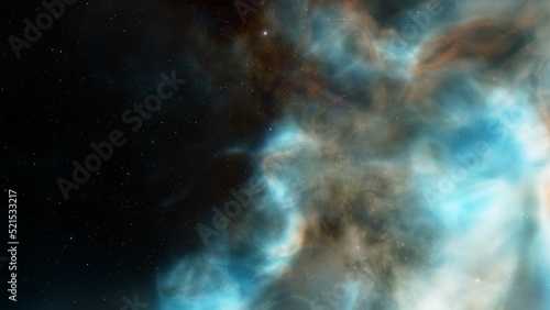 Night sky - Universe filled with stars  nebula and galaxy 