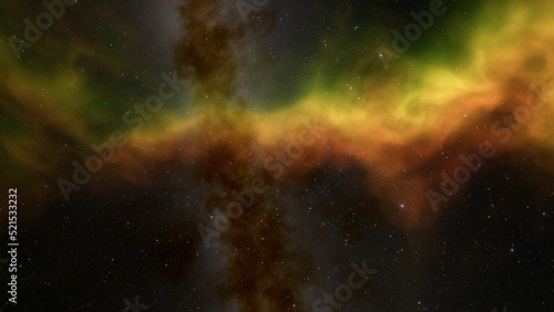 Night sky - Universe filled with stars  nebula and galaxy 
