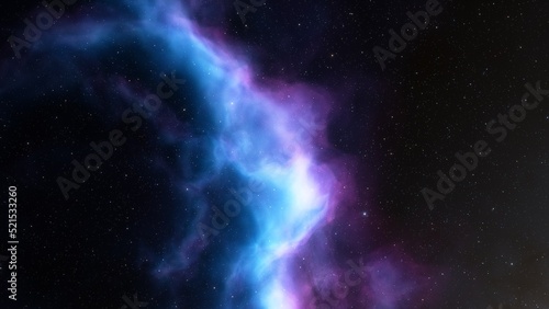 Fototapeta Naklejka Na Ścianę i Meble -  Night sky - Universe filled with stars, nebula and galaxy
