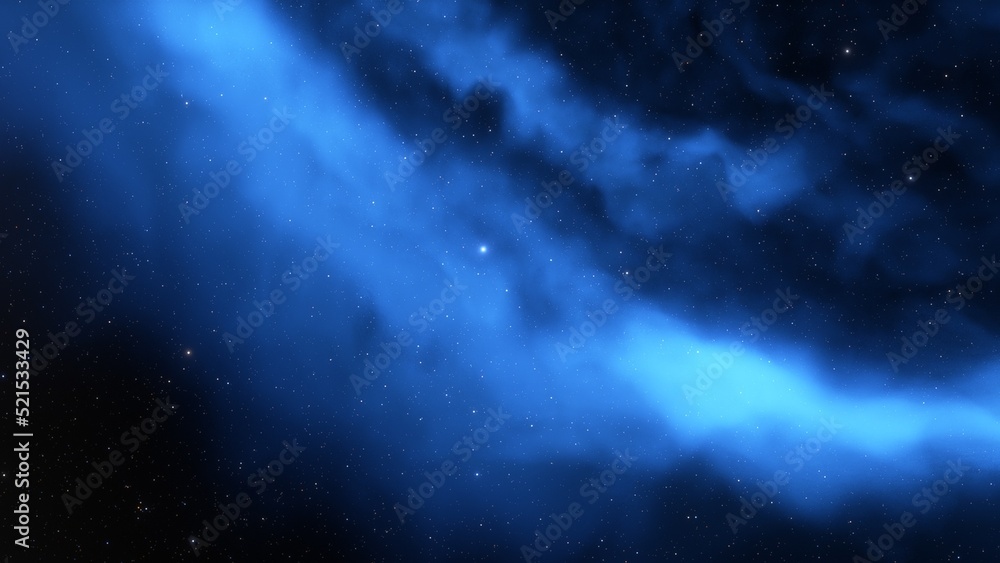 Fototapeta premium red-violet nebula in outer space, horsehead nebula, unusual colorful nebula in a distant galaxy, red nebula 3d render 