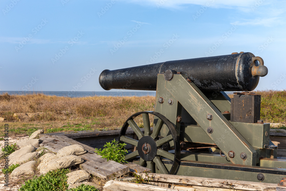 Cannon Outside of Fort Morgan in Alabama Cannon Outside of Fort Morgan in Alabama