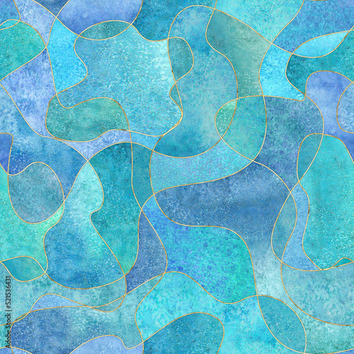 Abstract watercolor modern ...