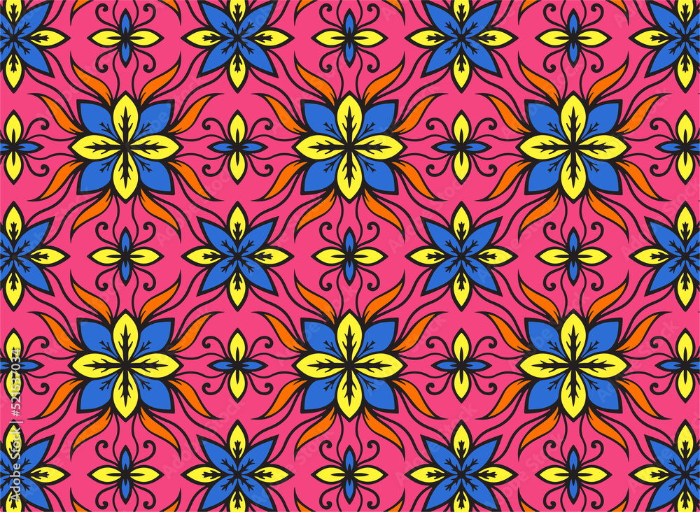 seamless pattern with flowers seamless pattern with flowers