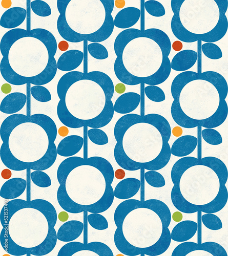 White and blue abstract tex...