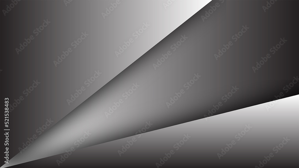 Black and white gradient background with shadow.
