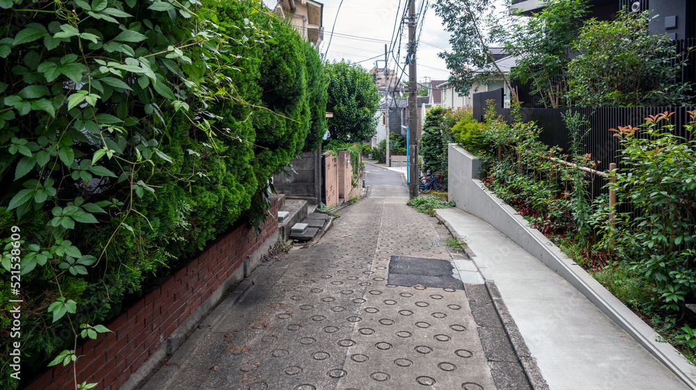 裏路地の坂道 裏路地の坂道