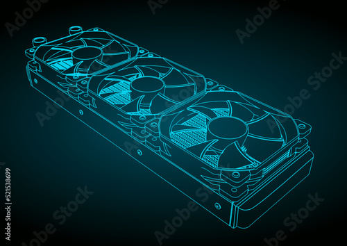 Computer liquid cooling system