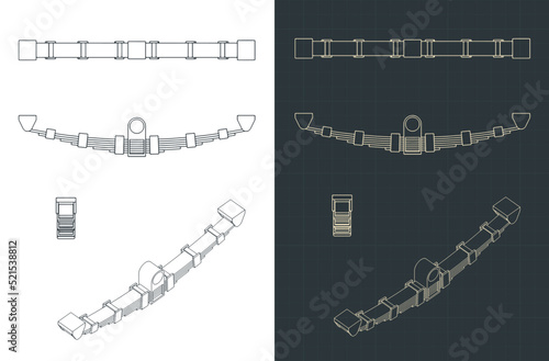 Leaf spring blueprint