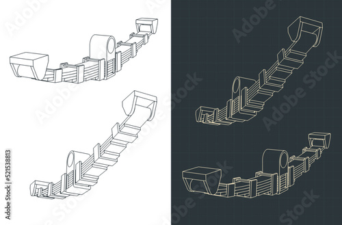 Leaf spring drawings