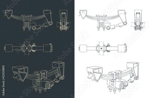 Mechanical suspension blueprints
