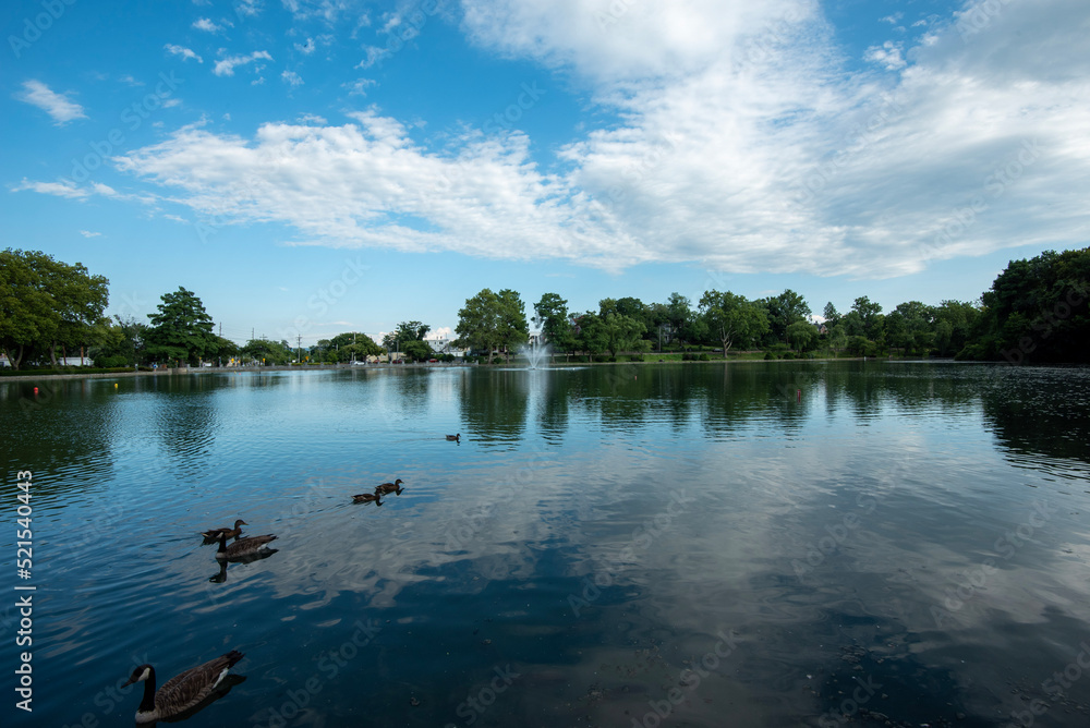 lake and sky lake and sky