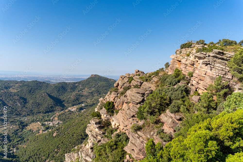 Rocher du Mirador de Garbi en Espagne