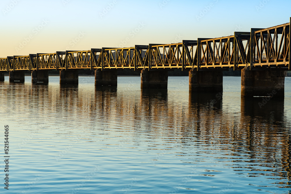 Tauranga Railway Bridge from downtown to Matapihi Tauranga Railway Bridge from downtown to Matapihi