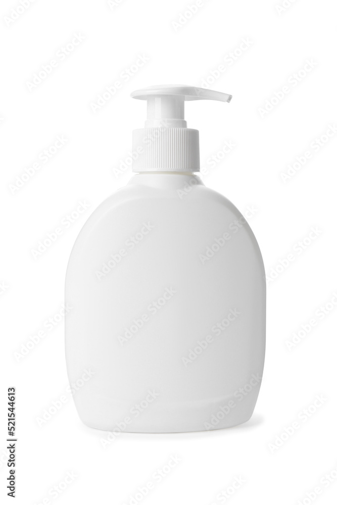 Bottle of cleaning supply isolated on white Bottle of cleaning supply isolated on white