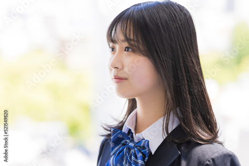 Canvastavla 制服の女子学生