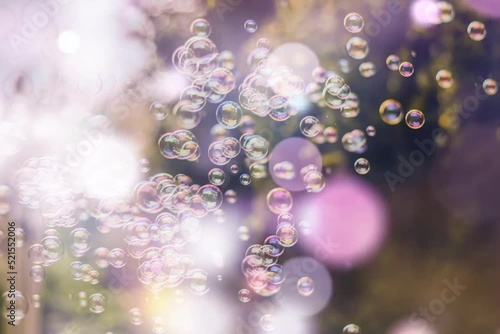 water droplets in purple light