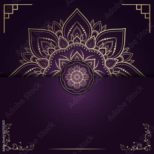 Circle flower of mandala with floral ornament pattern,Vector mandala relaxation patterns unique design with nature style, Hand drawn pattern,Mandala template for page decoration cards, book, logos
