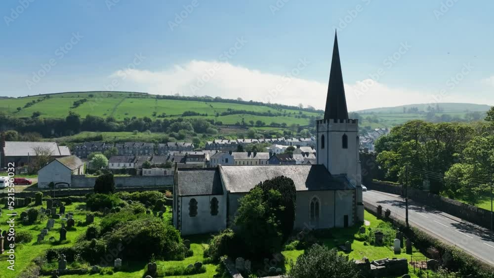Glenarm Village on the Co Antrim Coastline Northern Ireland Glenarm Village on the Co Antrim Coastline Northern Ireland