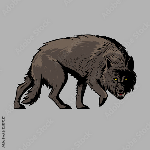 the Giant wolf from Norse myth, Fenrir