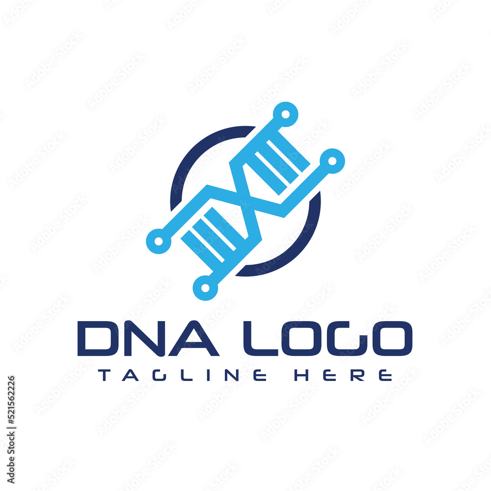 Dna logo design for business company