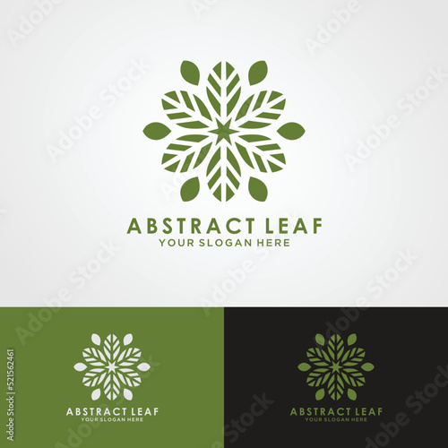 Abstract Flower Leaf Logo Design, Abstract Logos Designs