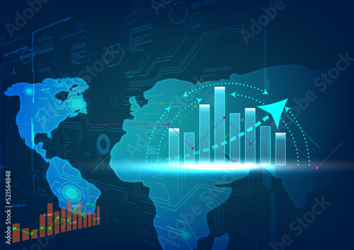 Stock Market Finance Pattern Abstract Background