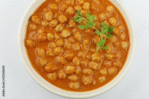 CHICKPEAS MASALA - Chole masala curry ,traditional north Indian lunch, dinner