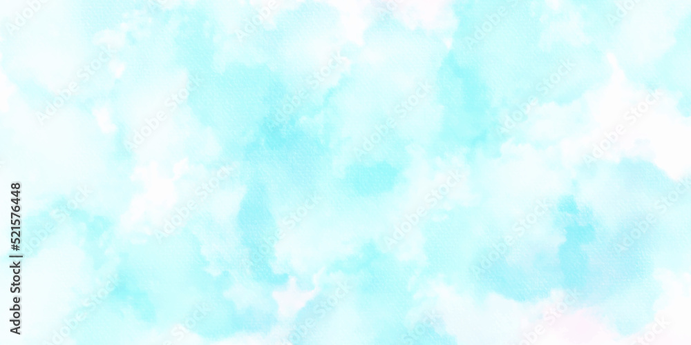 abstract blue background and blue sky background with white clouds. panorama. sky blue cloud foggy fume as background for backdrop or text copy space texture sky backgrund.	
