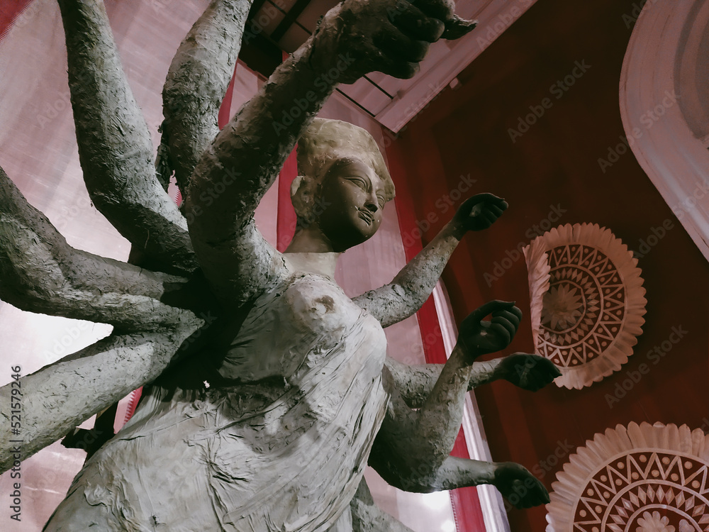 Bengali Traditional Goddess Durga Devi Statue Stock Photo Adobe Stock