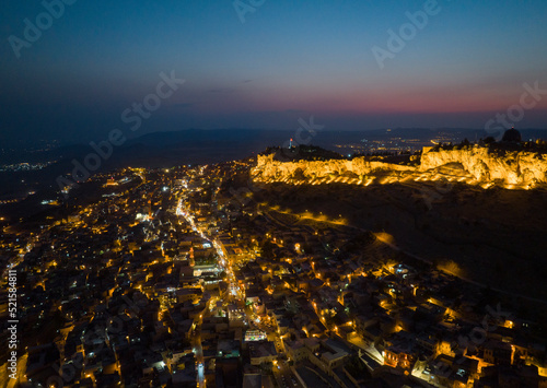 Old Town Mardin City Drone Photo, Southeastern Anatolia Region Mardin, Turkey
