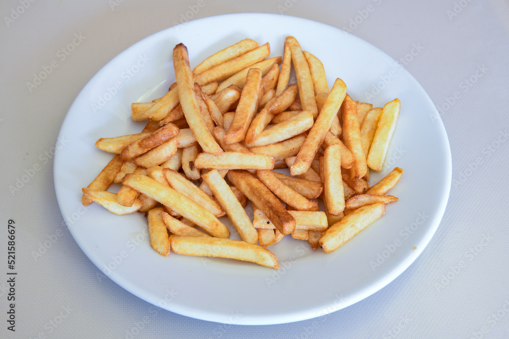 French fries Snack food crispy potato . Fast food or snacks concept. Patates cips. French fries Snack food crispy potato . Fast food or snacks concept. Patates cips.