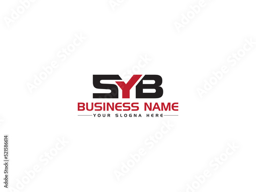 Creative SYB Logo Letter Design, Letter SY s y b Logo Icon Vector Image Design For Company photo