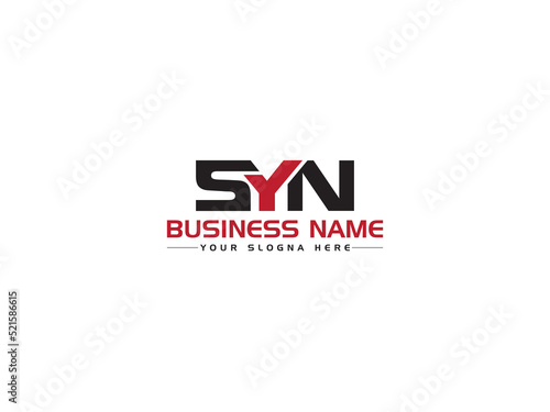 Creative SYN Logo Letter Design, Letter SY s y n Logo Icon Vector Image Design For Company