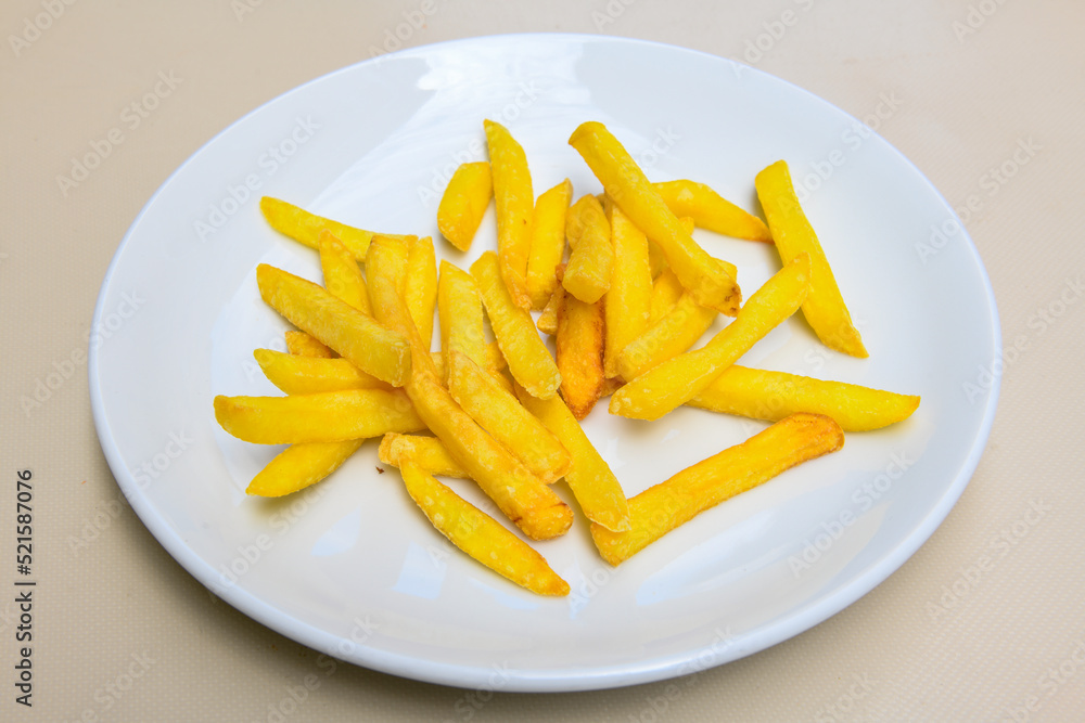 French fries Snack food crispy potato . Fast food or snacks concept. Patates cips. French fries Snack food crispy potato . Fast food or snacks concept. Patates cips.