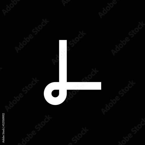 modern monogram letter L logo design