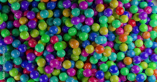 background of balls with smiley faces