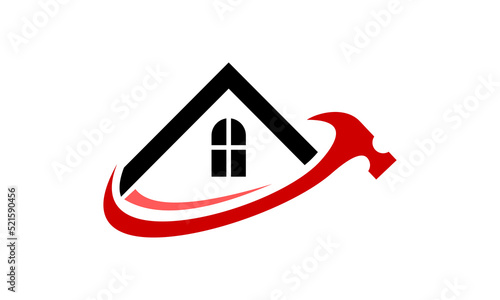 home repair building logo