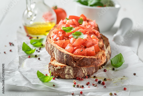 Tasty and cipsy bruschetta ...