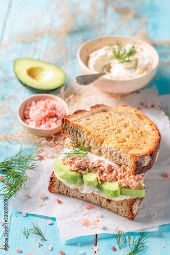 Homemade and tasty sandwich...