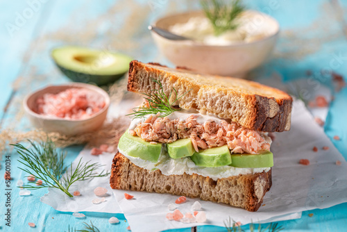 Healthy and fresh sandwich ...