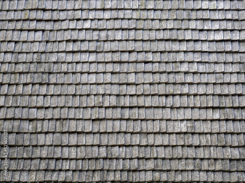 backgrouund of traditional wooden roof tiles