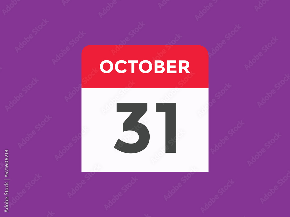 october 31 calendar reminder. 31th october daily calendar icon template. Calendar 31th october icon Design template. Vector illustration
october 31 calendar reminder. 31th october daily calendar icon template. Calendar 31th october icon Design template. Vector illustration