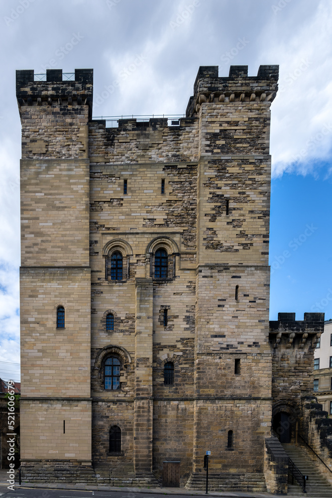 The Castle, medieval fortification in Newcastle upon Tyne, Northumberland, North East England