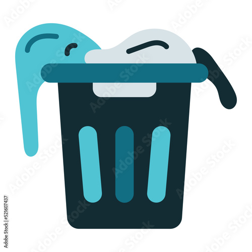 pile of dirty clothes in the basket
