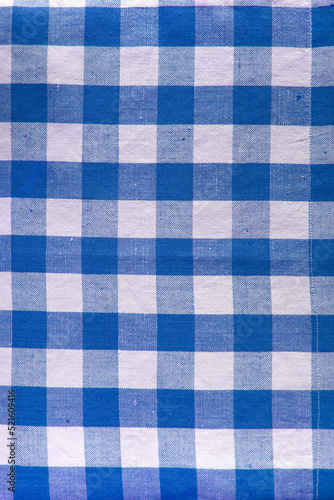 tablecloth fabric texture squares classic retro pattern from above