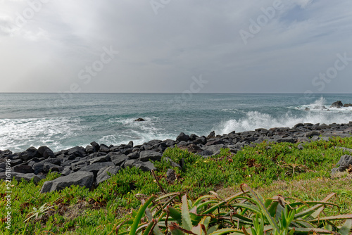 waves on the beach Azores